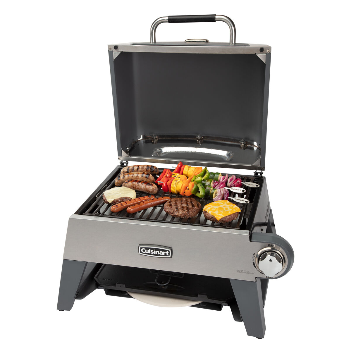 3-in-1 Grill, Griddle, and Pizza Oven | Cuisinart Portables
